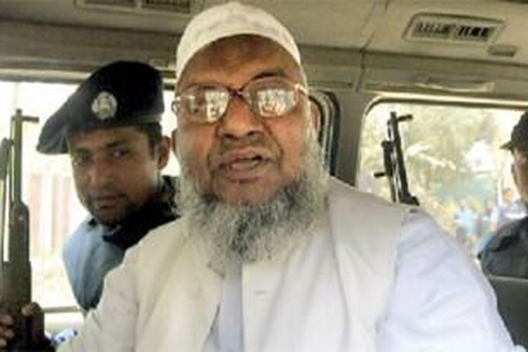 Salah seorang tokoh Partai Jamaat-e-Islam Abdul Qader Molla yang akan menjalani hukuman gantung pada Rabu (11/12/2013) lewat tengah malam di salah satu penjara di Banglades.