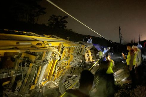 Detik-detik Kecelakaan Kereta Cepat di Bandung Barat, Saksi Mata: Melesat Keluar Lintasan