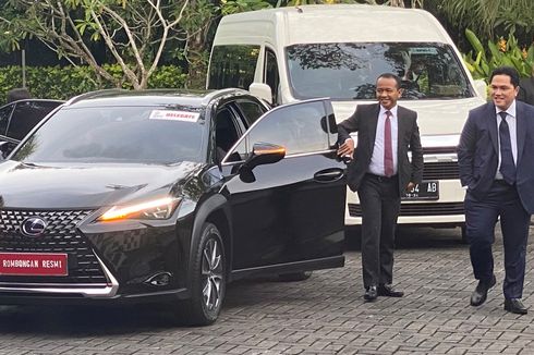 Hadiri B20 Summit, Erick Thohir Pakai Lexus UX300e