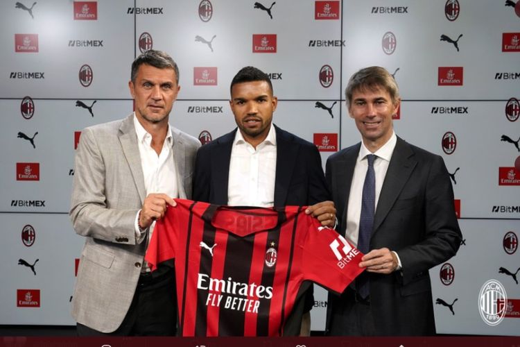 Junior Messias diperkenalkan sebagai pemain baru AC Milan pada Selasa (31/8/2021).