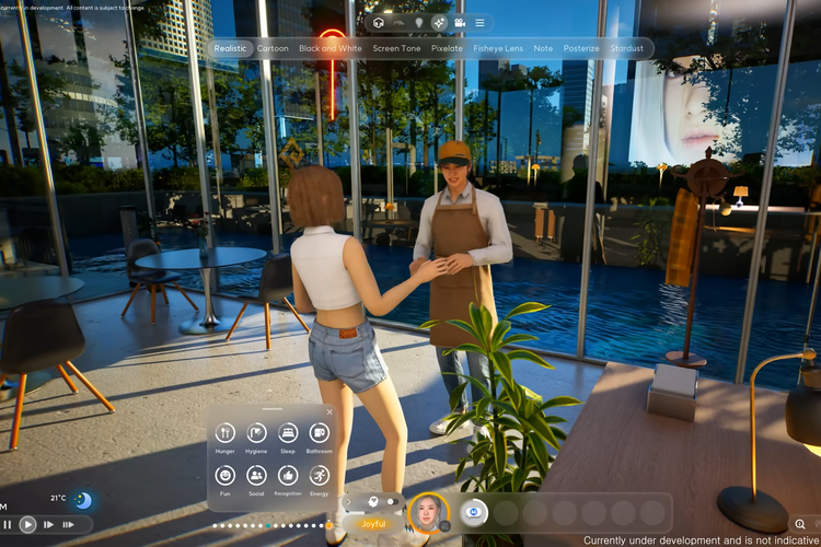 Inzoi memiliki fitur interaksi karakter layaknya The Sims