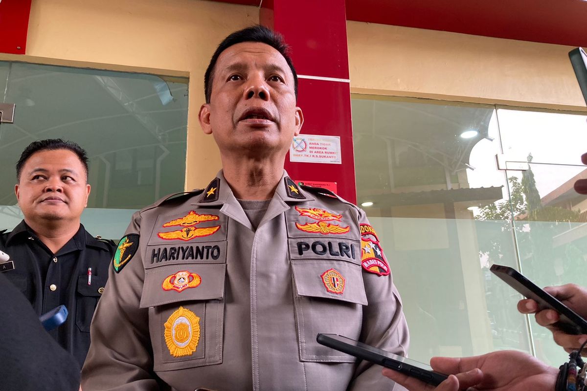 Karumkit Bhayangkara Polri Brigjen Pol Hariyanto di RS Polri Kramatjati, Jakarta Timur, Selasa (2/5/2023).
