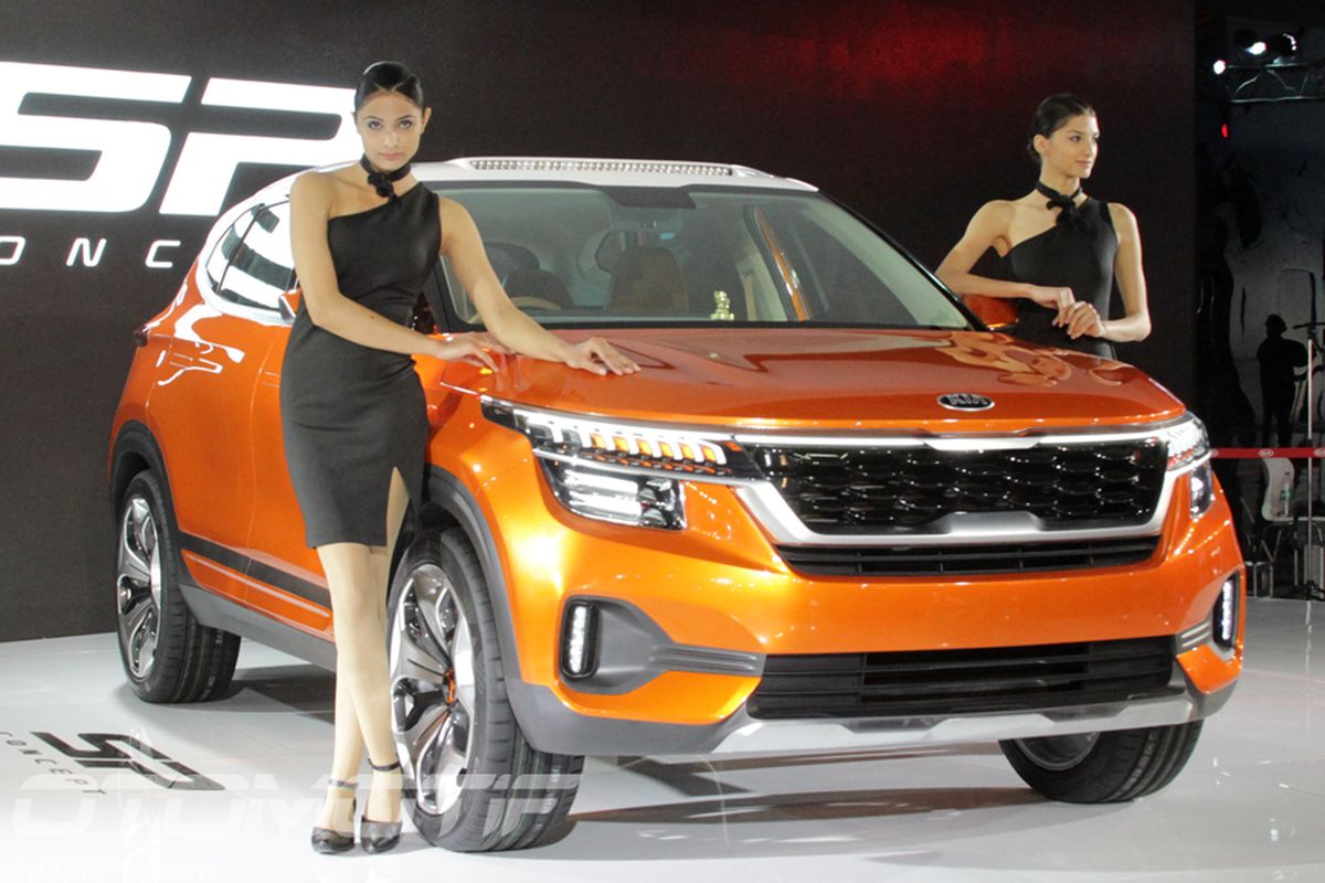  Kia SP Concept mendebut di Delhi Auto Expo, Rabu (7/2/2018).