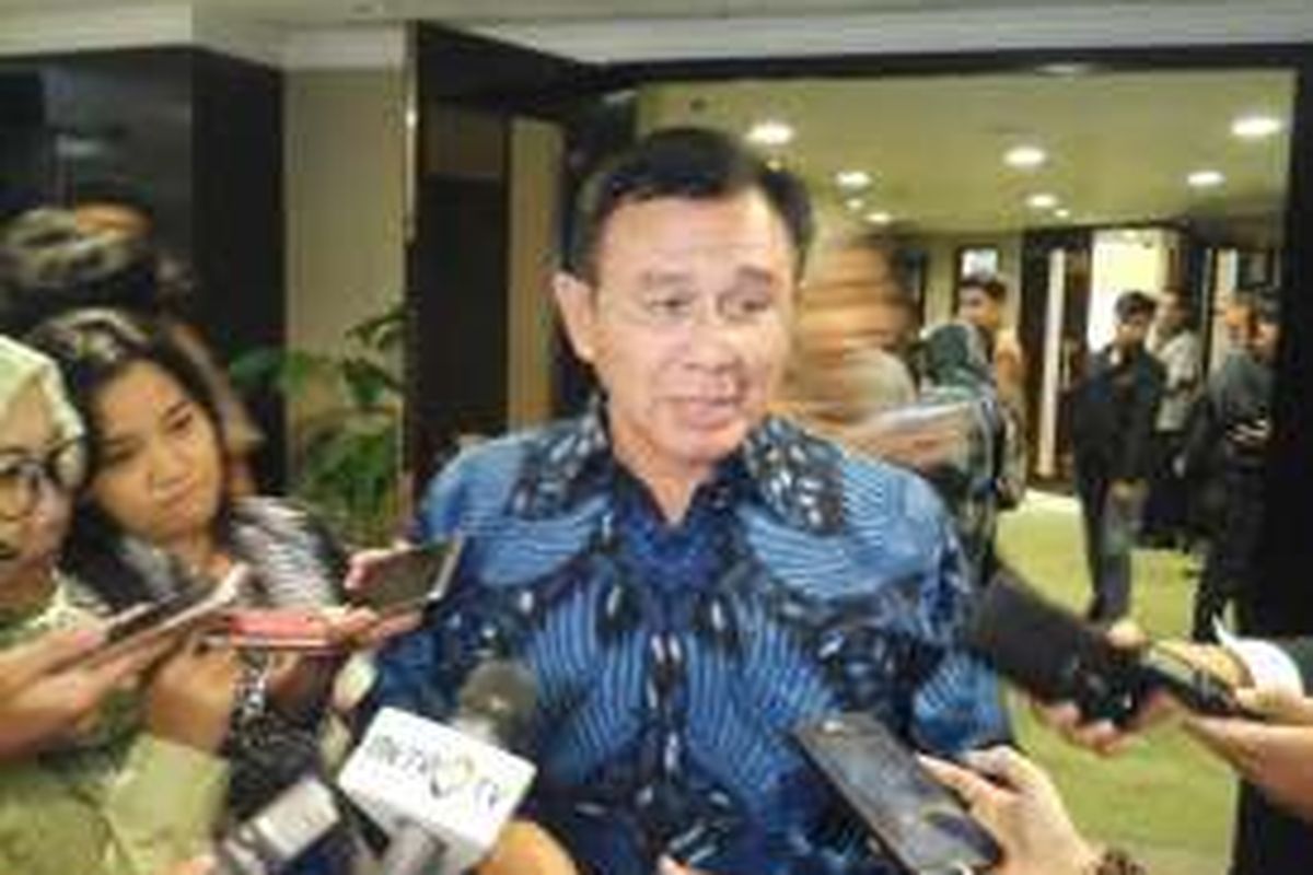 Direktur Utama PT Bank Negara Indonesia (Persero) Tbk (BBNI) Achmad Baiquni di Jakarta, Jumat (22/7/2016).
