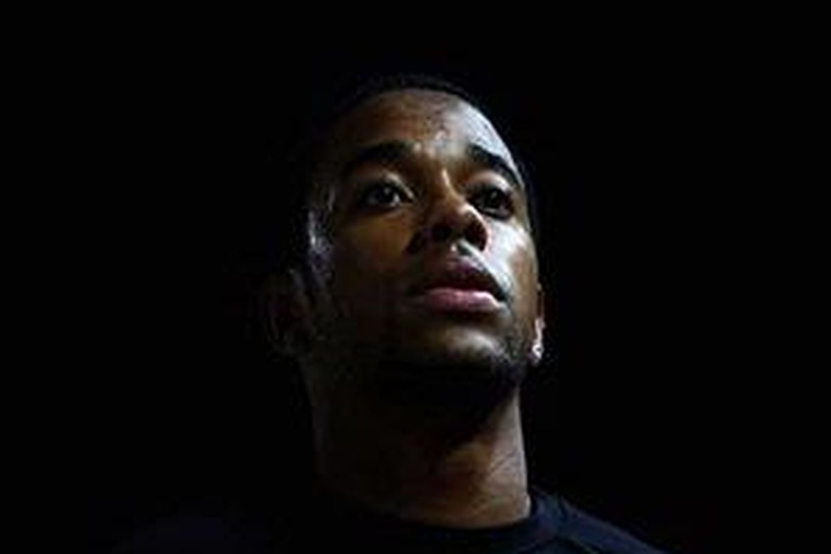 Penyerang Manchester City, Robinho.