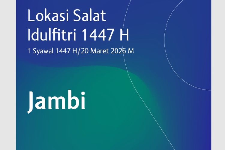 46 Lokasi Shalat Idul Fitri Muhammadiyah di Jambi 20 Maret 2026