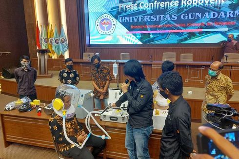 Gunadarma Ciptakan Robovent untuk Bantu Penanganan Pasien Covid-19