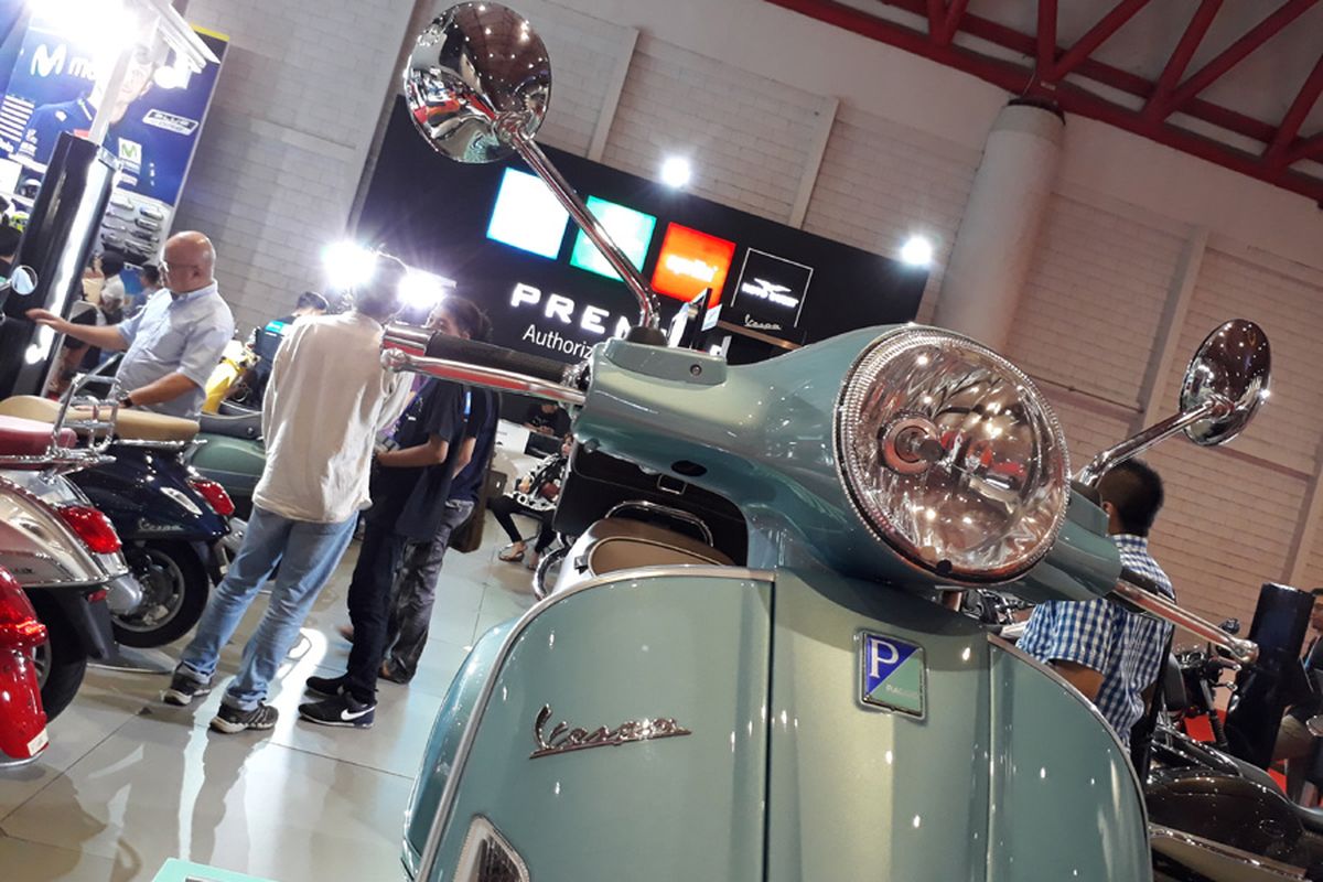 Piaggio Indonesia memajang Vespa S dan LX berteknologi i-get 125 cc.