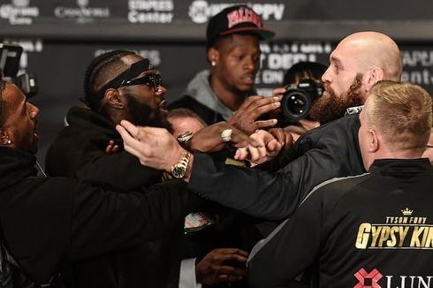 Bertanding hingga Ronde 12, Tyson Fury Vs Deontay Wilder Berakhir Seri