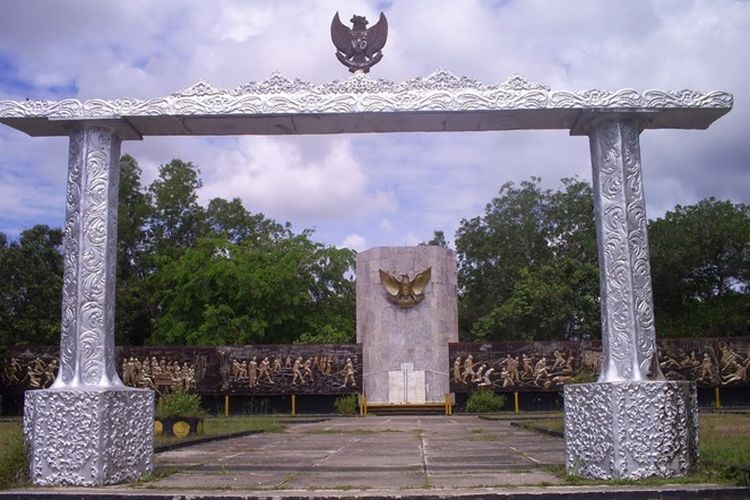 Monumen Situs Makam Juang Mandor di Kabupaten Landak, Provinsi Kalimantan Barat. 
