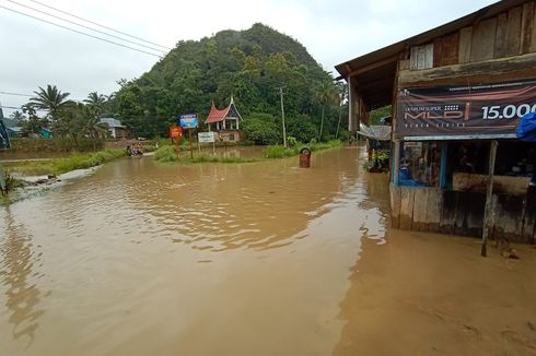 Banjir Terjang 6 Kecamatan di Limapuluh Kota