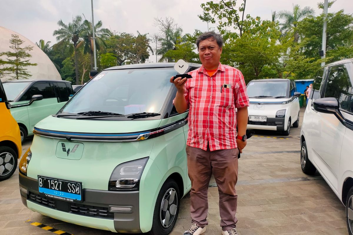 Prasetyo, salah satu konsumen Wuling Air ev 