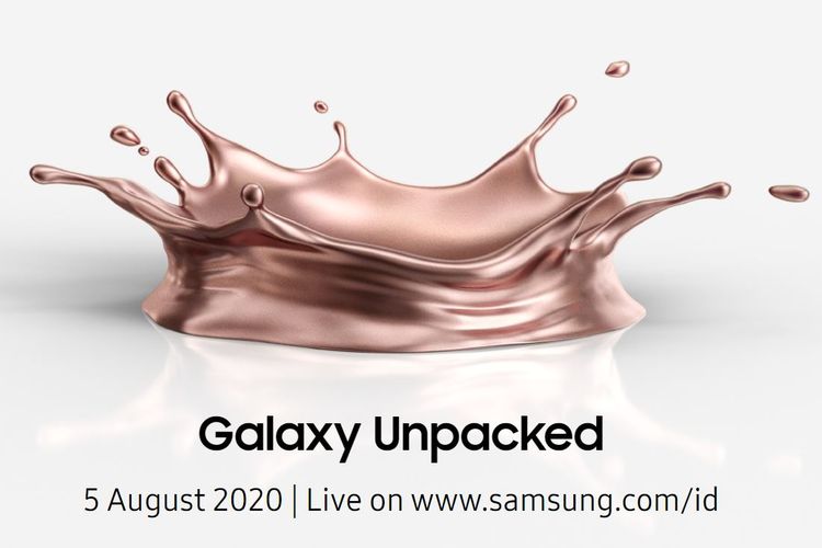 Teaser Galaxy Unpacked yang bakal digelar 5 Agustus 2020.