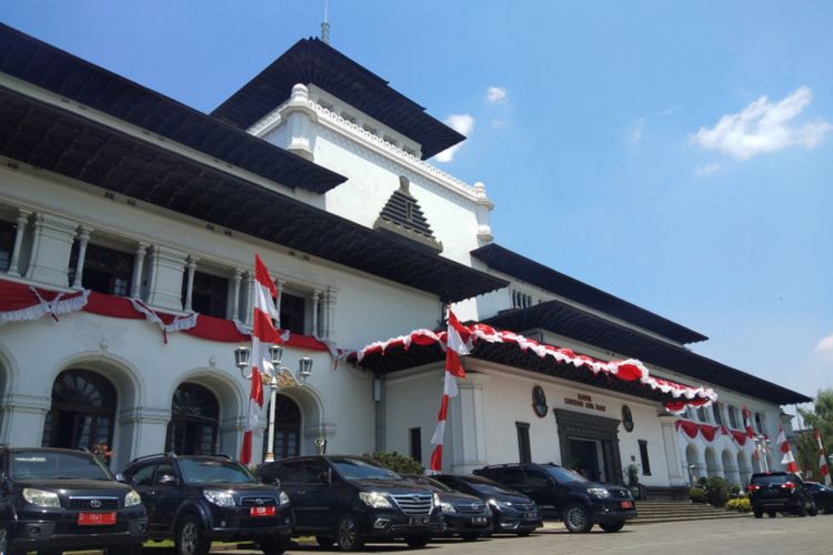 Gedung Sate di Bandung, Jawa Barat.