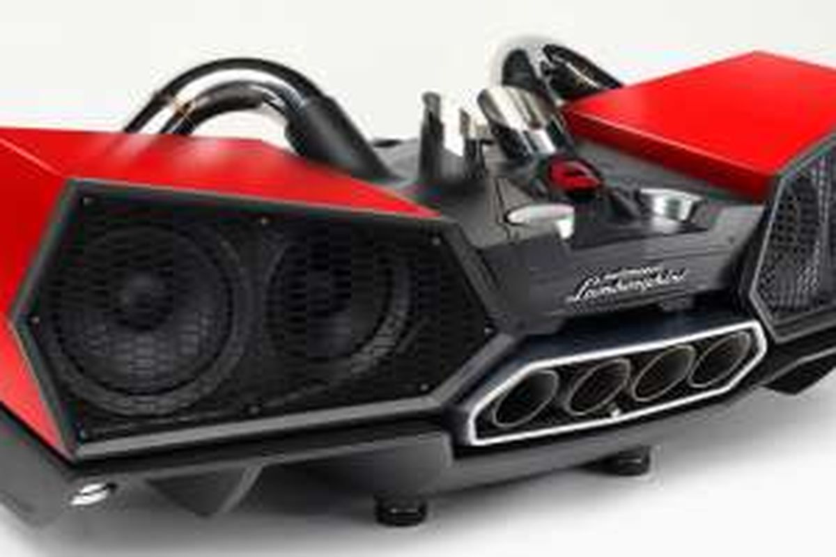 Speaker keluaran Lamborghini yang harganya Rp 300 jutaan. 