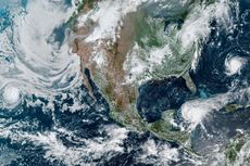 Amerika Utara Dikelilingi 4 Badai dan Asap Kebakaran, Begini Penampakannya