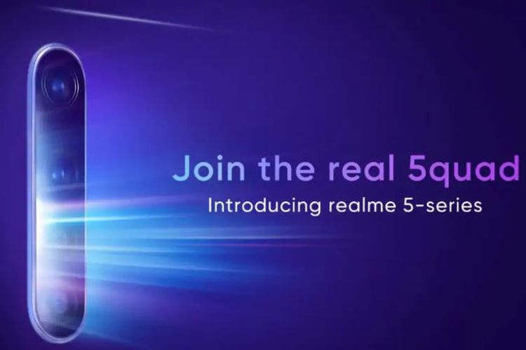 Ilustrasi poster peluncuran Realme 5