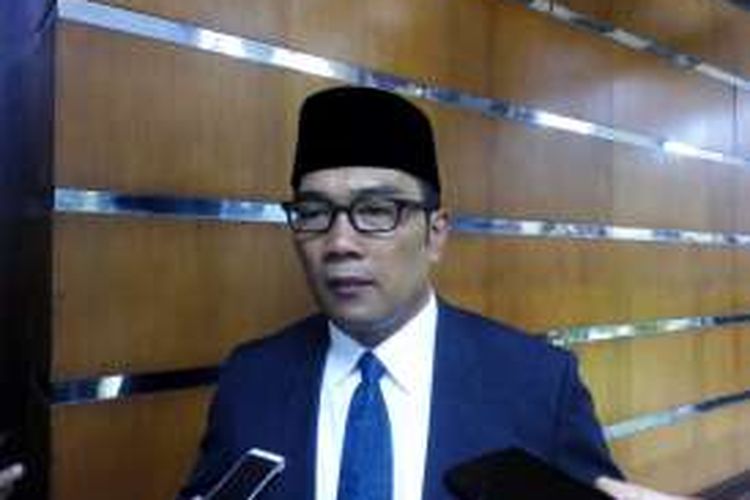 Wali Kota Bandung Ridwan Kamil saat ditemui di Balai Kota Bandung, Jalan Wastukancana, Senin (11/4/2016)