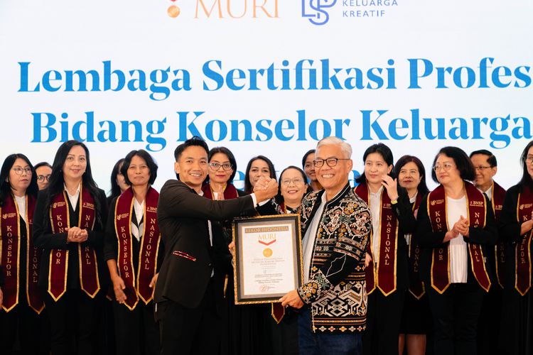 LSP Konselor Keluarga Kreatif Raih Rekor MURI sebagai LSP Pertama Bidang Konselor Keluarga
