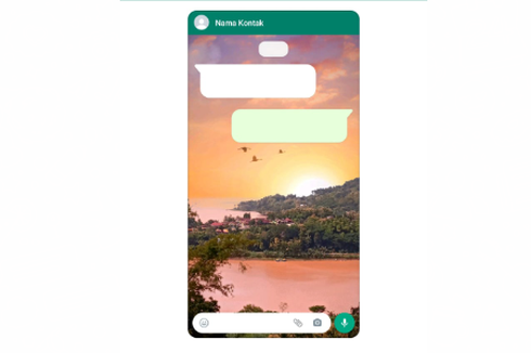 Cara Ganti Background WhatsApp dengan Foto Tanpa Install Aplikasi