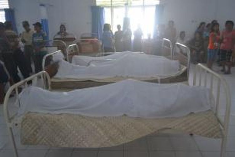 mayat korban kapal tenggelam di Pulau Tello