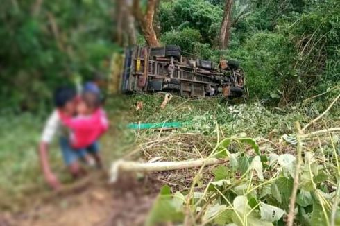 Teriakan Minta Tolong Terdengar Saat Truk Rombongan Pengantar Maskawin Masuk Jurang, 4 Tewas, 16 Luka