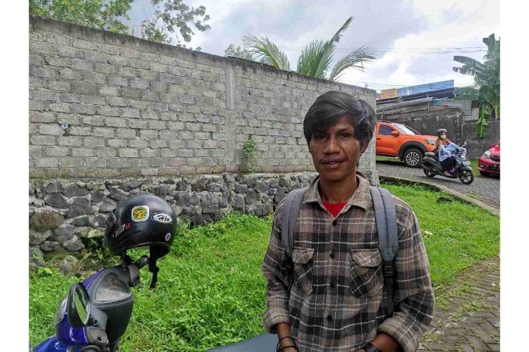 Saleh (23), salah satu peserta program Jaminan Kesehatan Nasional (JKN) dari BPJS Kesehatan asal Ternate, Maluku Utara