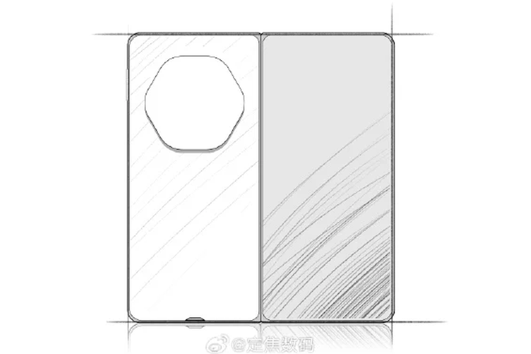 Modul kamera Huawei Mate X8.