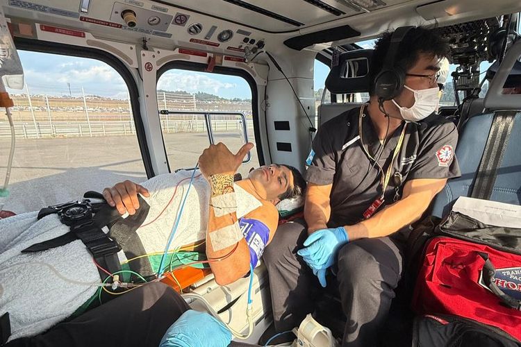 Jorge Martin mengalami kecelakaan fatal pada sprint race MotoGP Jepang 2025