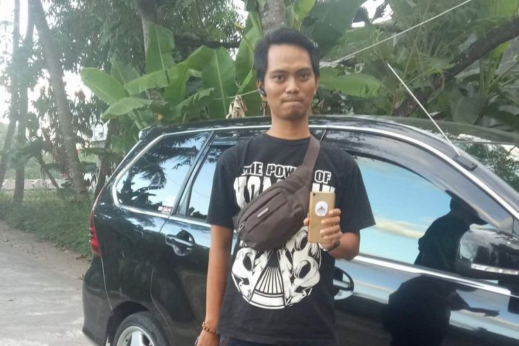 Driver online Go-car yang menuai pujian netizen di media sosial Facebook Benedictus Ananta Depriambodo (Foto dari akun Facebook   Masy Hadi Urc 