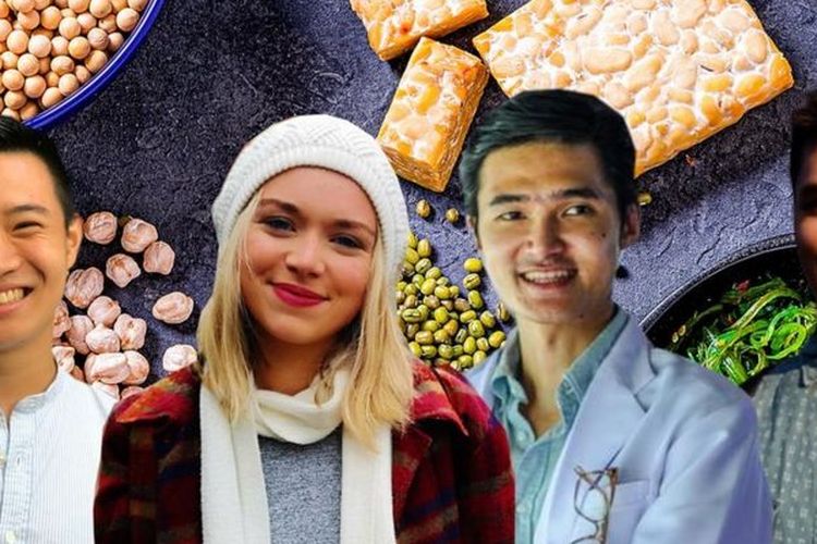 Para pendiri usaha inovasi bioteknologi - (dari kiri ke kanan), Chris, Elin, Ando dan Fabio