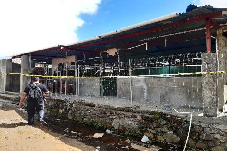 Kondisi bangunan untuk ibadah umat muslim, di Perumahan Griya Agape, Desa Tumaluntung, Kecamatan Kauditan, Kabupaten Minahasa Utara, Kamis (30/1/2020) pukul 13.48 WITA