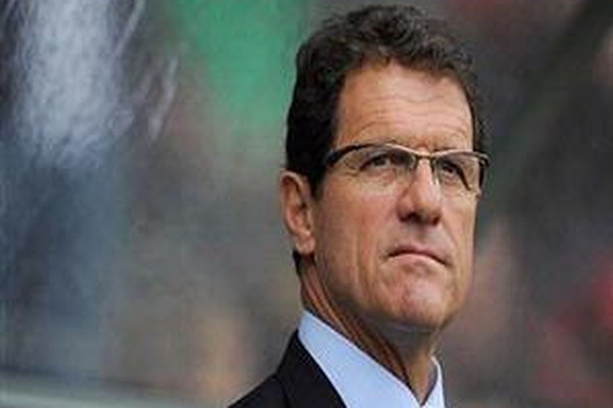 Pelatih tim nasional Inggris, Fabio Capello.