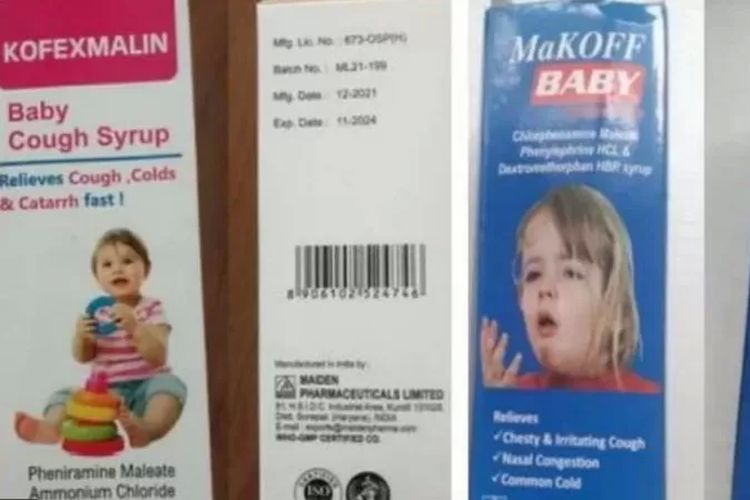 WHO telah merilis peringatan kepada seluruh dunia atas bahaya yang bisa ditimbulkan empat obat batuk sirup yang diproduksi Maiden Pharmaceuticals di India.