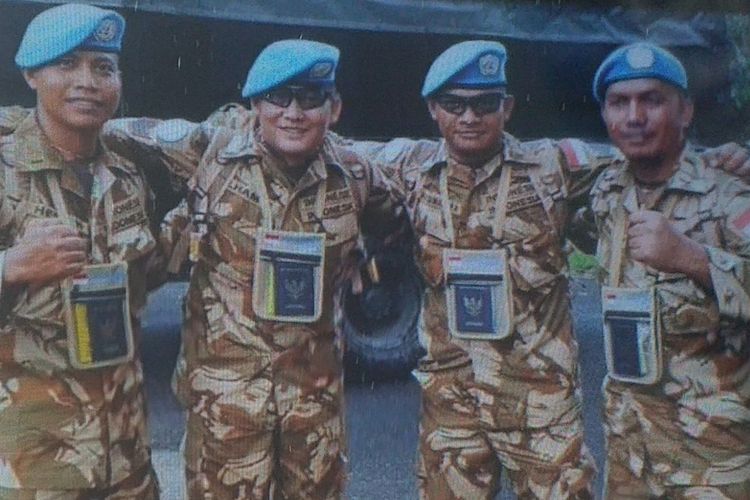 Sergeant Major Rama Wahyudi during his peacekeeping tour in the DR Congo