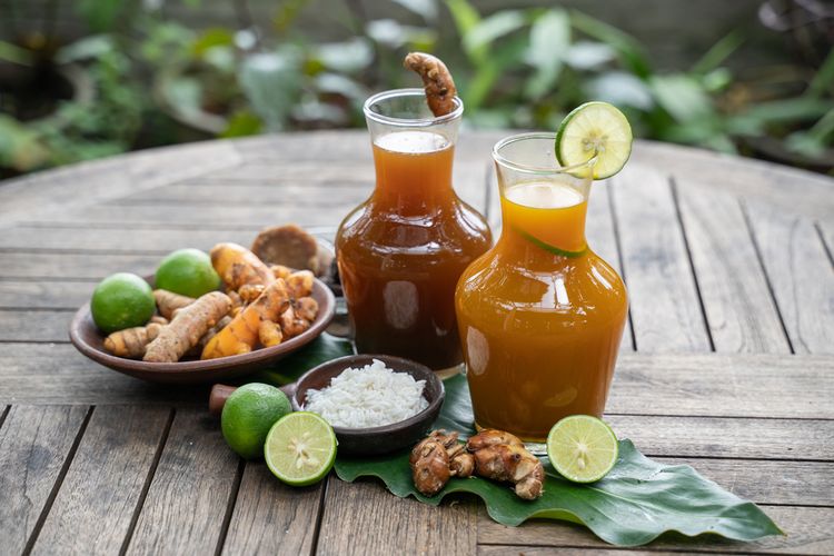 A file photo of traditional herbal drinks from Indonesia. 