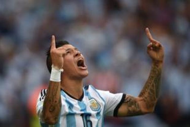 Pemain Sporting CP asal Argentina, Marcos Rojo.