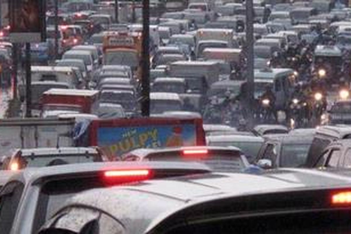 Salah satu pemandangan kemacetan di Ibu Kota Jakarta. Akankah pemindahan Ibu Kota dari Jakarta akan berdampak pada terurainya kemacetan ini