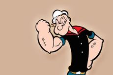 Sejarah Munculnya Popeye, Pelaut Bertangan Besi yang Kini Berusia 94 Tahun