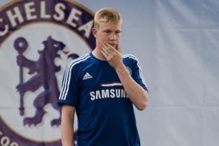 Gelandang muda Chelsea, Kevin De Bruyne. 