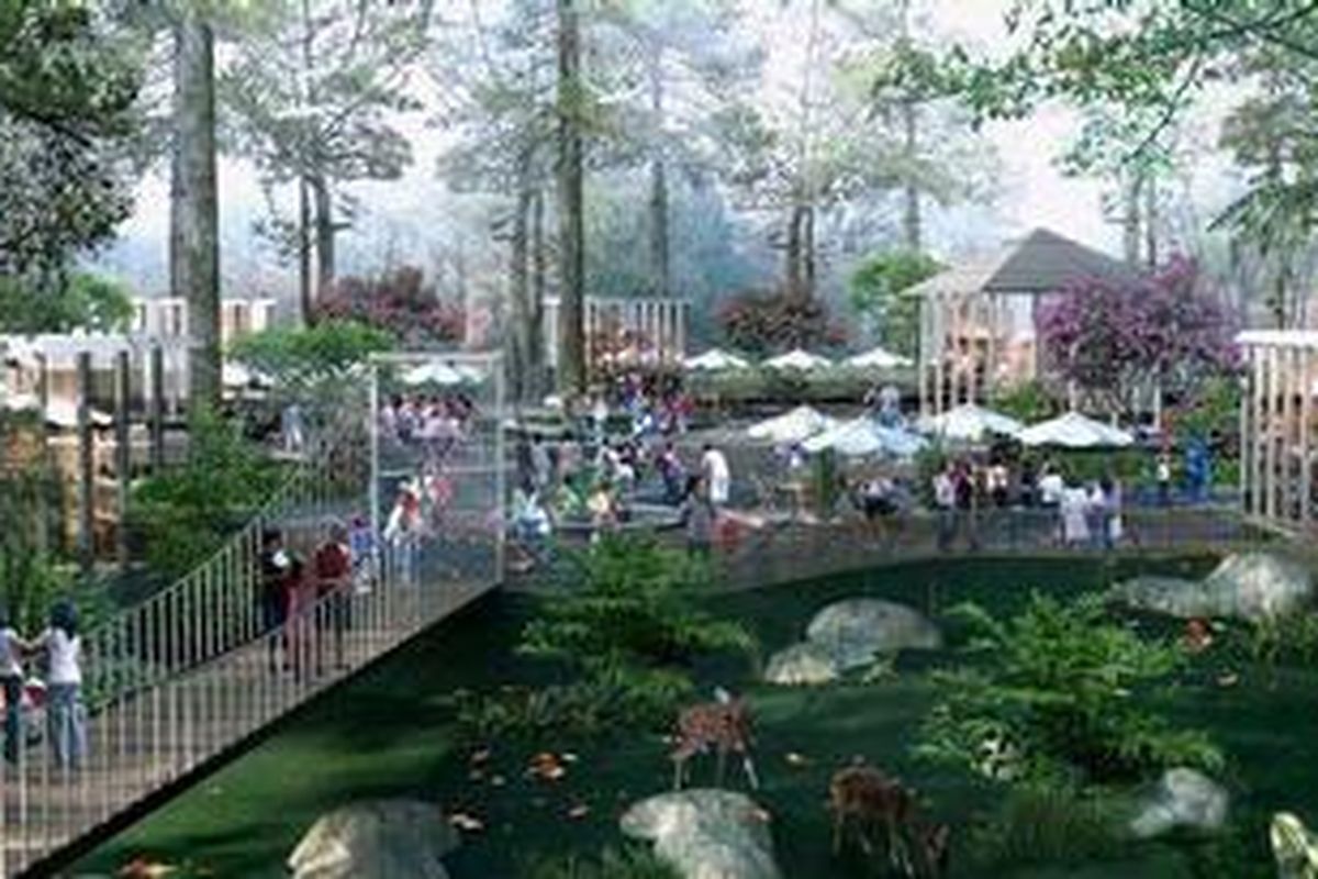 Salah satu sudut De Park di BSD City