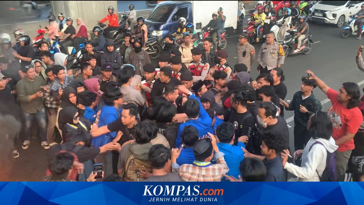 Demo Tolak MBG di DPRD Sulsel Ricuh, 3 Mahasiswa Diamankan Polisi