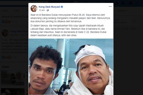 Kronologi Dedi Mulyadi Selamatkan TKI Telantar Asal NTT di Bandara Dubai, Terpisah dari Sang Agen