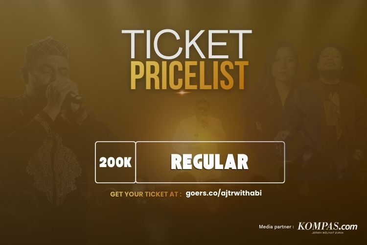 pricelist tiket A Journey to Remember 2026 Concert by Haddad Alwi untuk kategori regular.