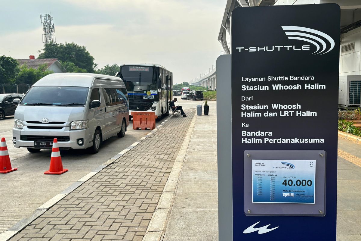 Kini Ada Shuttle Tujuan Bandara Halim Perdanakusuma Dari Stasiun Whoosh Halim, Intermoda Semakin Lengkap