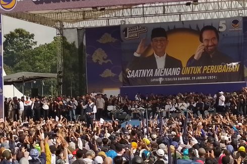 Kampanye di Bandung, Anies Sebut Masyarakat Jabar Pilih Perubahan