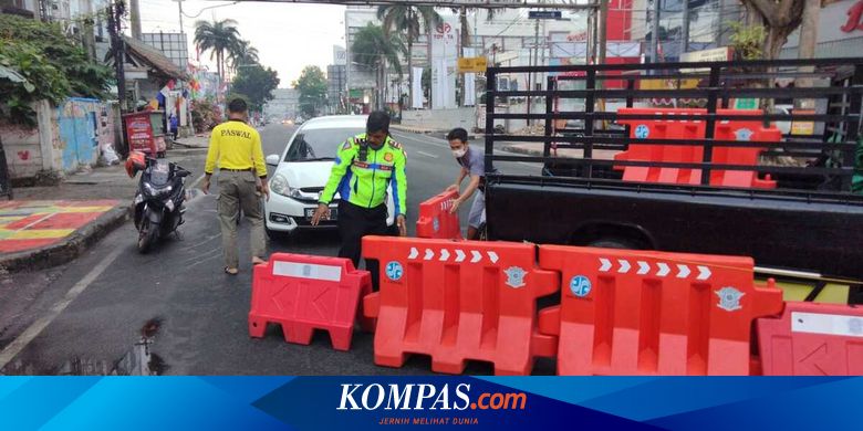 Batasi Mobilitas Warga Saat PPKM Level 4, Polisi Sekat 6 Titik di Dalam Kota Bandar Lampung - Vimarsana News