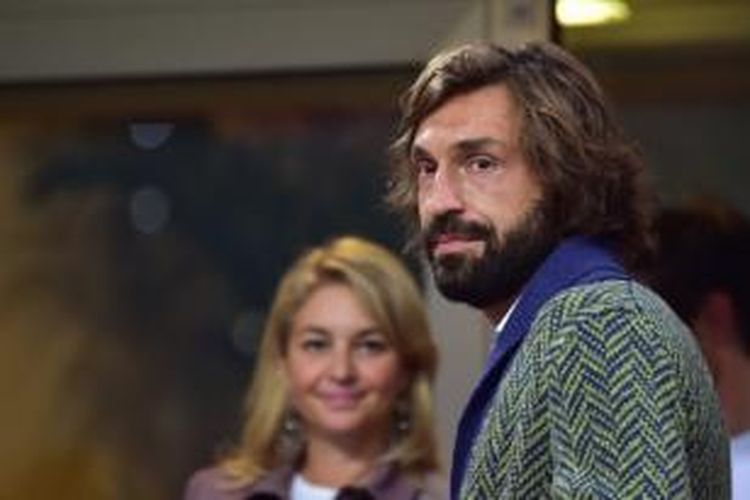 Gelandang Juventus asal Italia, Andrea Pirlo.