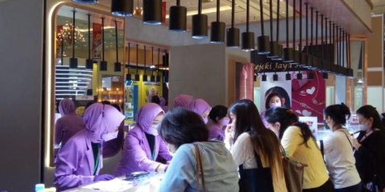 Foto ilustrasi Jakarta International Jewellery Fair (JIJF) di JCC Senayan.