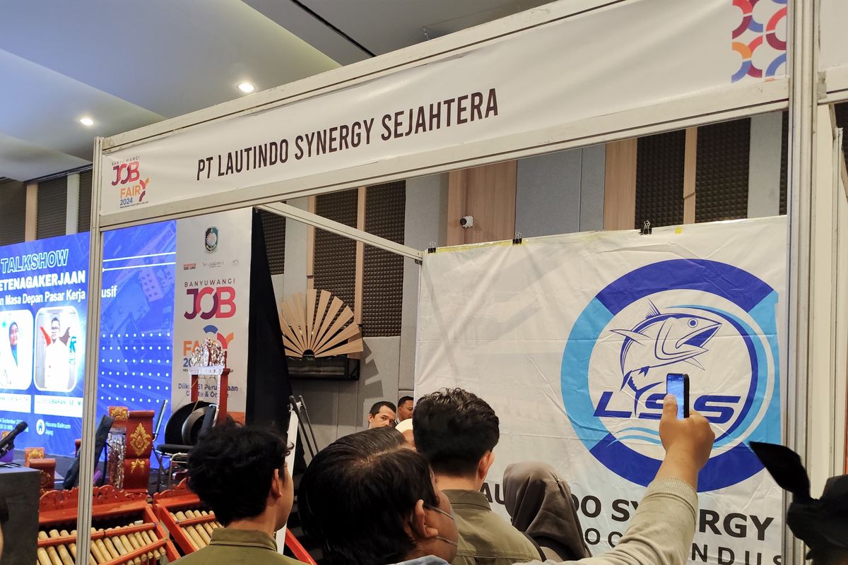 Tahun 2024, Job Fair Banyuwani diikuti 61 perusahaan dan tersedia 1.900 lowongan pekerjaan bagi pencari kerja termasuk difabel.
